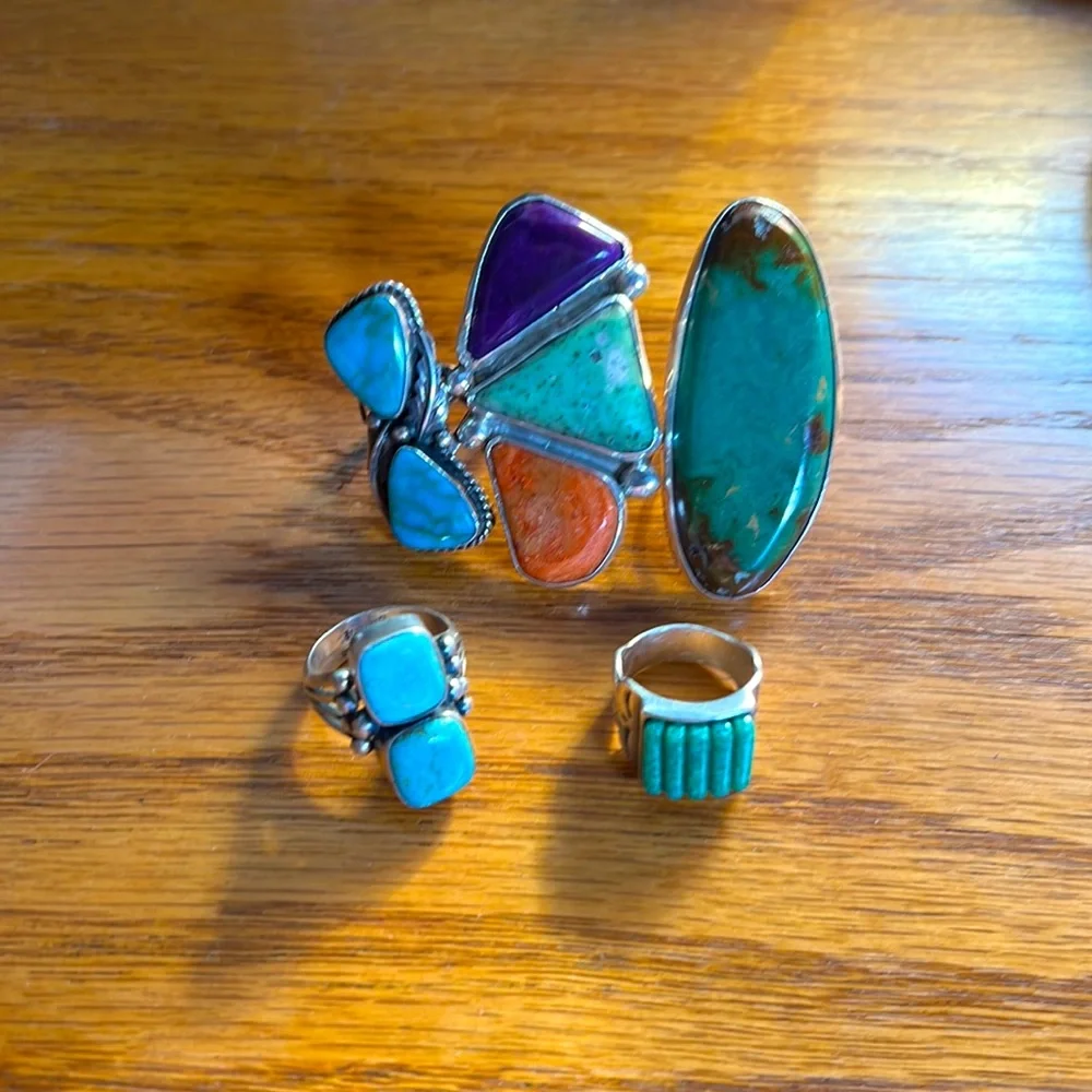 Turquoise Rings - Picture 2 of 4